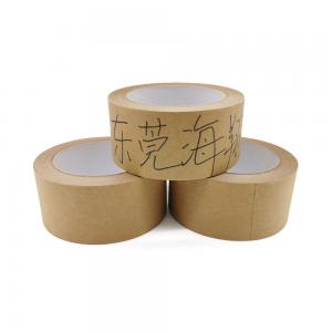 Quality Factory Hot Sale Writeable Eco-Friendly Self-Adhesive Kraft Paper Tape wholesale