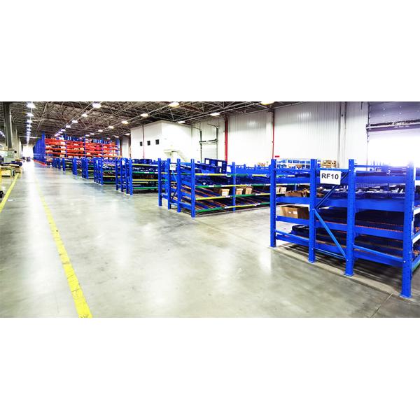 B28 Carton Flow Rack Picking Racking Gravity Flow Roller Racking Warehouse Storage Rack