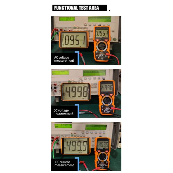 Digital Low Voltage Multimeter , High Precision Electrical Multimeter Tester