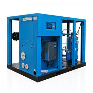 Quality IE4 VFD Two Stage Screw Air Compressor Industrial Air Cooled Air Compressor wholesale