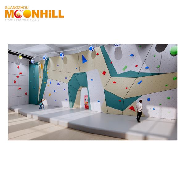Gym Playground Professional Indoor Rock Climbing Multicoloured Custom For Adults