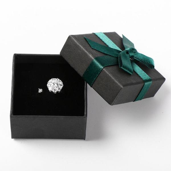 Custom Printing Cardboard Rigid Ring/Earring/Necklace Jewelry Watch Gift Box