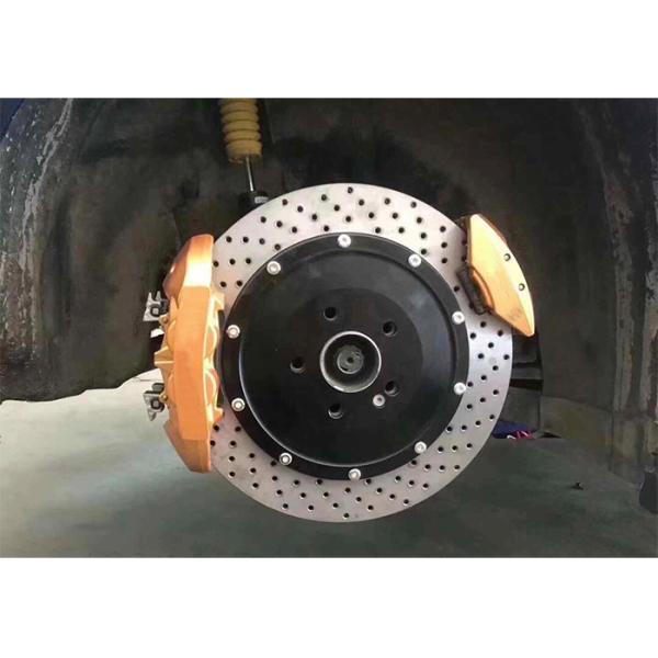 19In Rim Wheel Dual Rear Caliper Gold Aluminum Disc 360x28mm Grooved