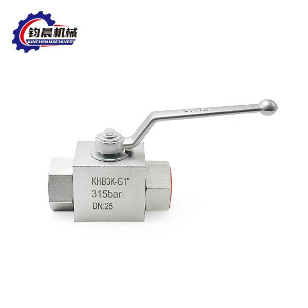 High Pressure Carbon Steel KHB3K-G1" 315bar Manual Hydraulic Ball Valve