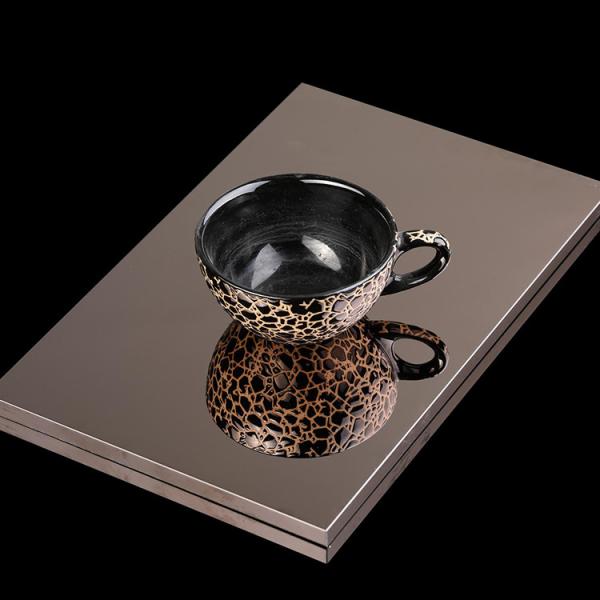 28 Gauge 8K Mirror Finish Stainless Steel Sheet 201 304 6K Cold Rolled Colored