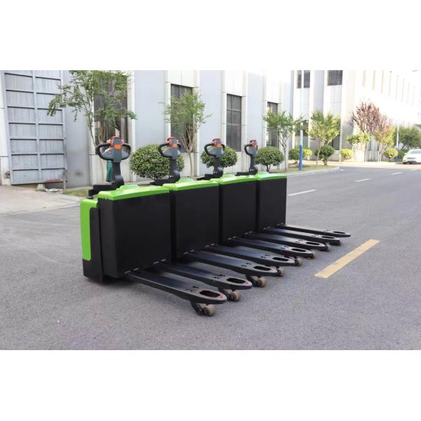 1550mm Fork Battery Powered Pallet Truck For Food & Beverage Factory