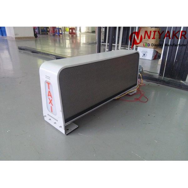Wireless Car Roof Taxi Led Screen RGB Full Color For Mobile Advertising