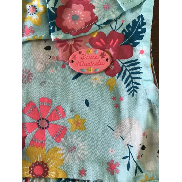 Sleeveless Babys Printed Dress 100% Cotton 12M 18M 24M Size