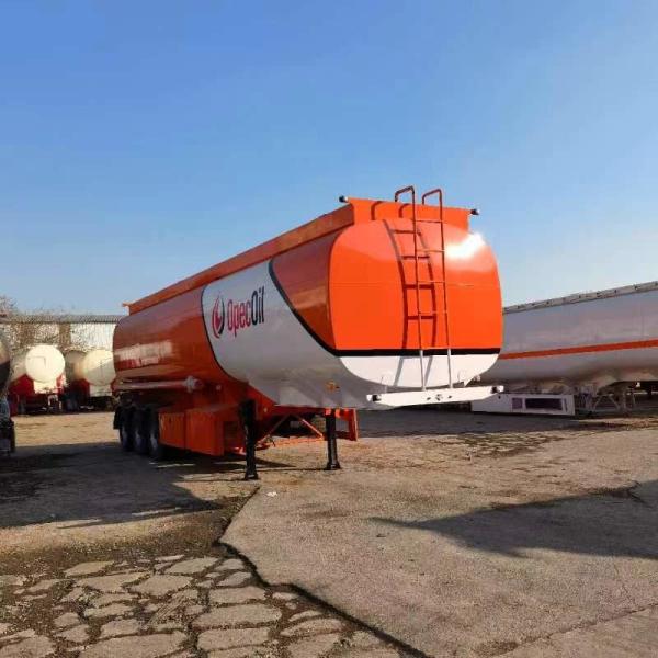 Semi Trailer Used Fuel Tanker For Petrochemical Diesel Delivery