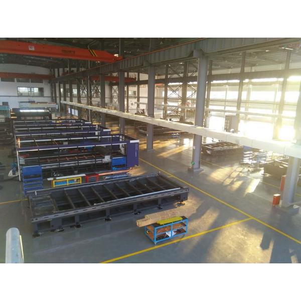 High Efficiency Fiber Metal Laser Cutting Machine , Laser Metal Cutting Equipment