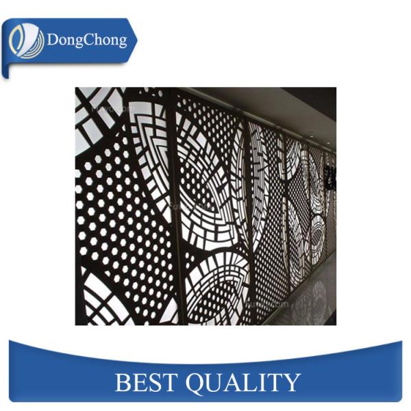 Stylish Custom Aluminum Panels Customized Hole Shape Color Theatre Use