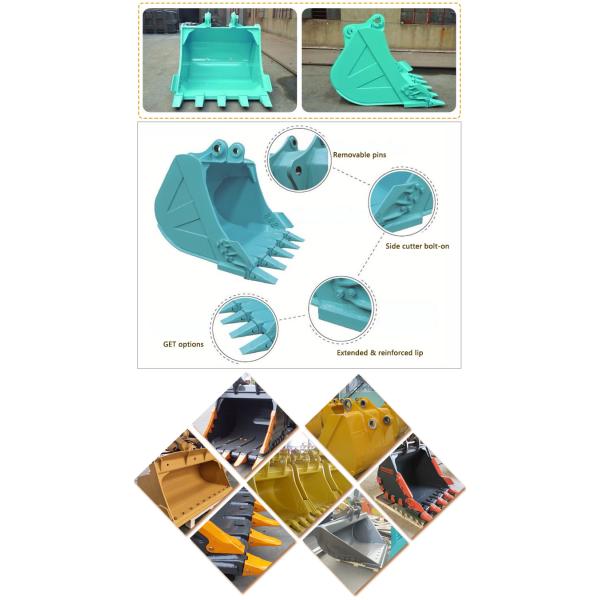 Excavator Concrete Trapezoidal Ditch Bucket Sophisticated Durable Q355B Q345B