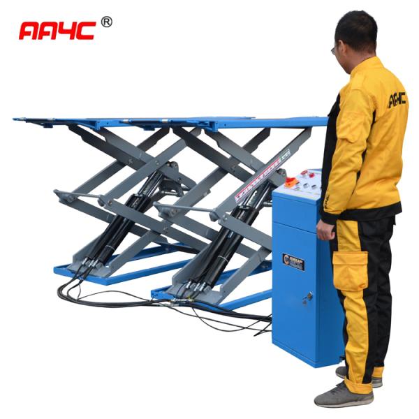 Low Profile Full Rise Scissor Vehicle Lift Surface Mounted 3T 6613lbs