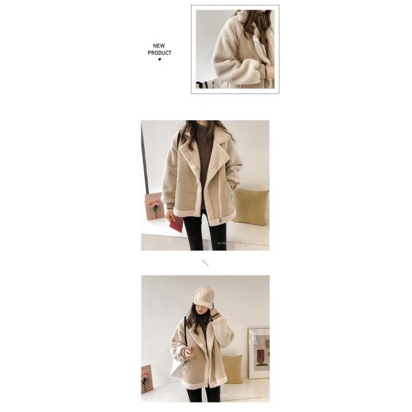 Fashion Puffer Down Coat Winter Fleece Fur Aviator Jacket For Women