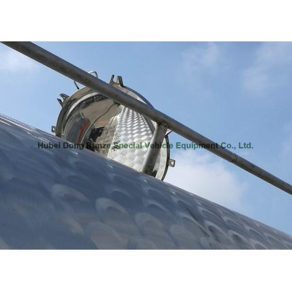 FOTON Polished Stainless Steel Tanker Trucks 18000liters for Drinking Water , Liquid Food ,oil