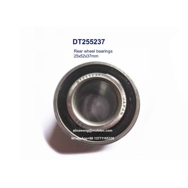 DT255237 auto rear wheel hub bearings double row angular contact ball bearings 25*52*37mm