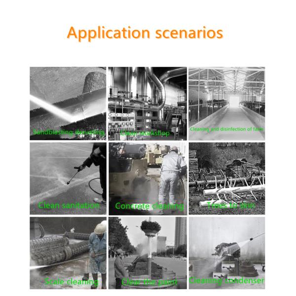 Vehicle Concrete Truck High Pressure Water Jet Cleaning Pump Refurbished 50MPar 22L/Min