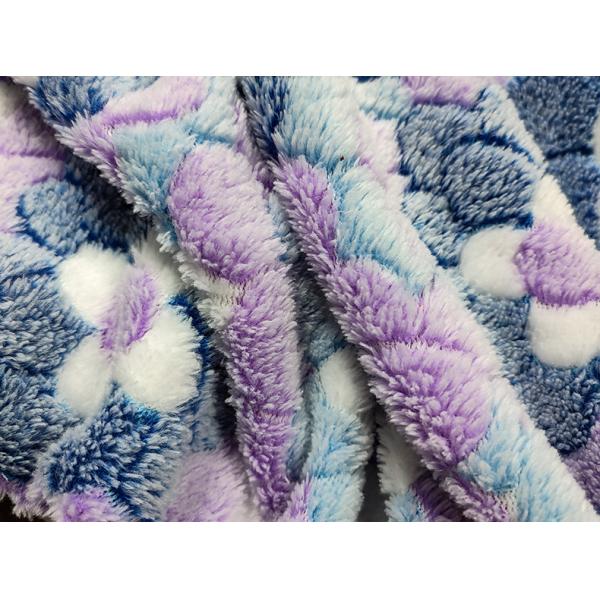 Bedding Blanket Flannel Fleece Fabric 280 gsm Printed Winter Cut Flowers