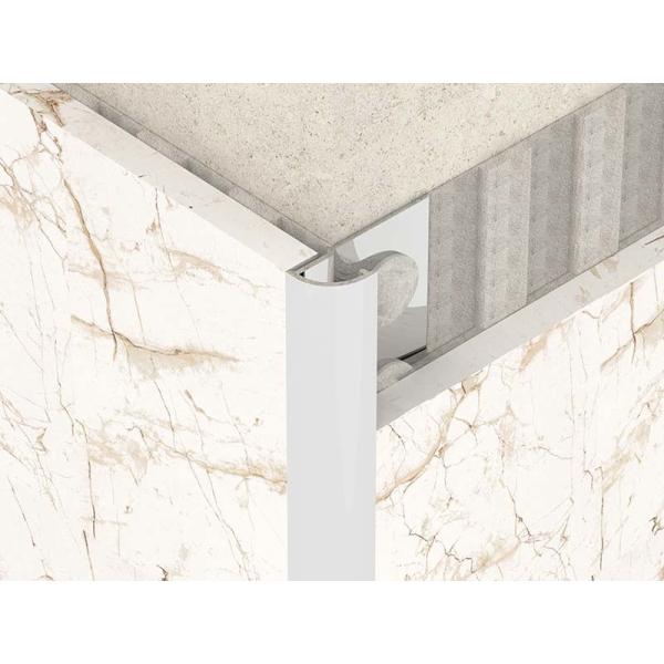 Bright Metal 0.6mm Stainless Steel Quarter Round Trim For Round Angle