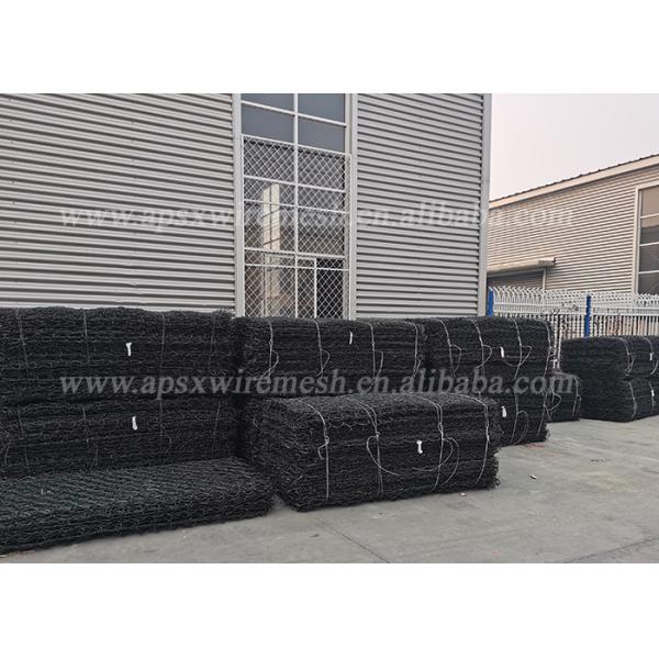 Box Large 2.2mm Stone Filled Gabions For River Training