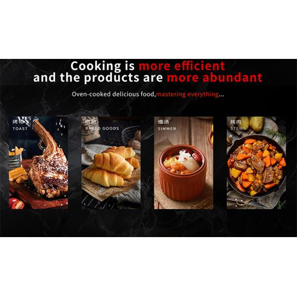 Custom Volcanic Stone Pizza Oven 500-600℃ with 15kw Power