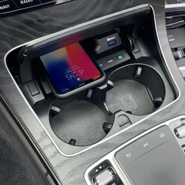 Type C Quick Charge Wireless Car Charger For Mercedes Benz C Class W205 C180 C200 C260