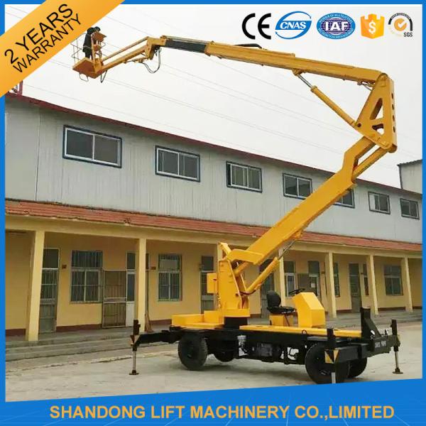 360 Rotation Self Propelled Trailer Mounted Boom Lift with Hydraulic Crank Arm