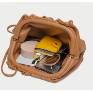 OEM Ladies Clutch Bags 31cm 20cm Chocolate Brown Clutch Purse