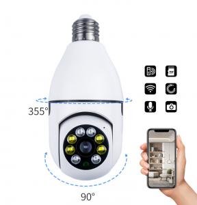 Quality 1080P Wifi Light Bulb Security Camera Auto Tracking Night Vision With E27 Socket wholesale