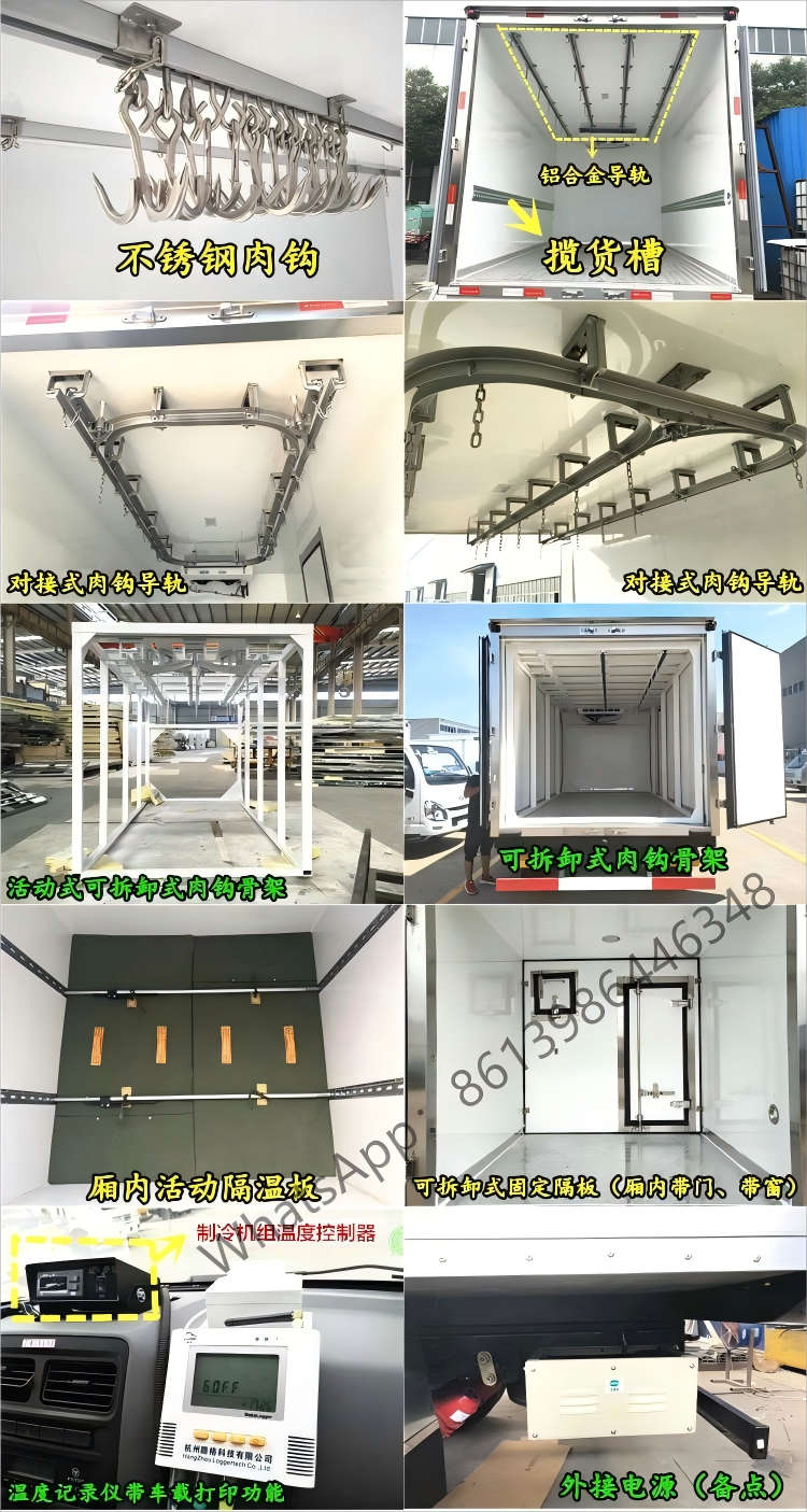 new refrigerated freezer truck diesel powered freezer truck DONGFENG new manual diesel freezer truck