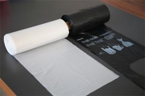 Quality White / Black Disposable Polyethylene Trash Bags On Roll For House Cleaning wholesale