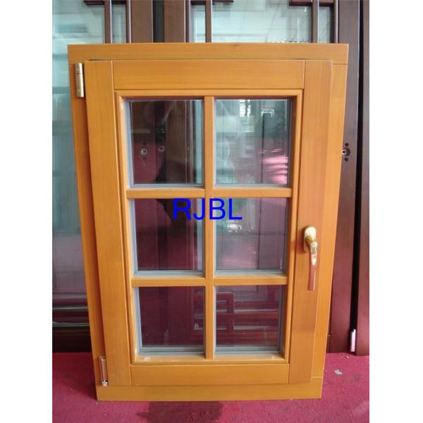 German quality Double Glazing Aluminum Clad Wood Windows For Commercial Office Building