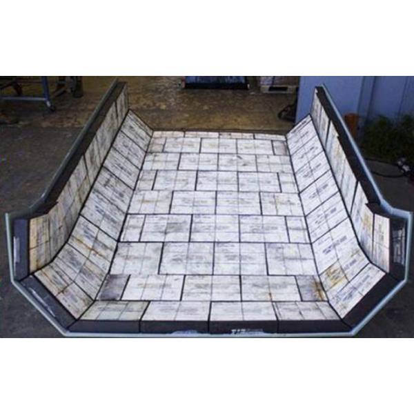 Wear Resistant Ceramic Wear Tiles 92% 95% Alumina Ceramic Liner Pipe Linings