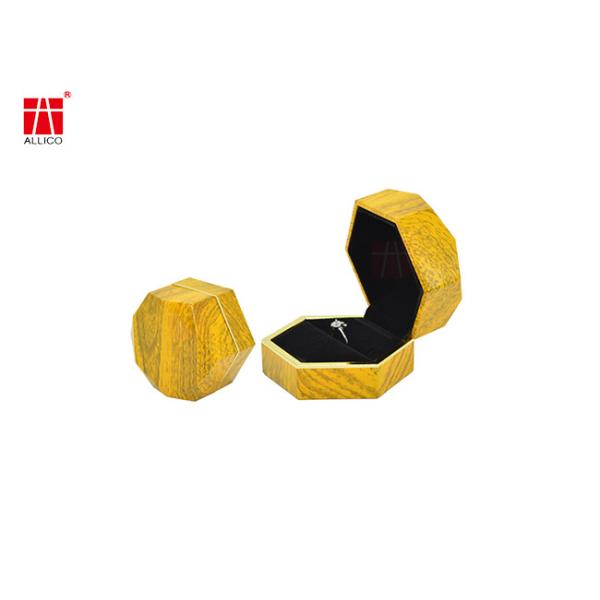 Hexagon 2.35''X 2.0"X 1.8" Cardboard Jewelry Gift Box For Proposal