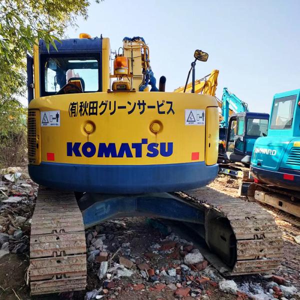 0.44m3 Second Hand Komatsu Excavator Pc128us Hydraulic Backhoe Excavator 12 Ton