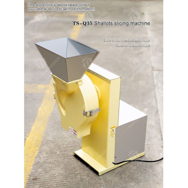 Industrial Garlic Vegetable Processing Machine 0.375KW Automatic Cutting Machine