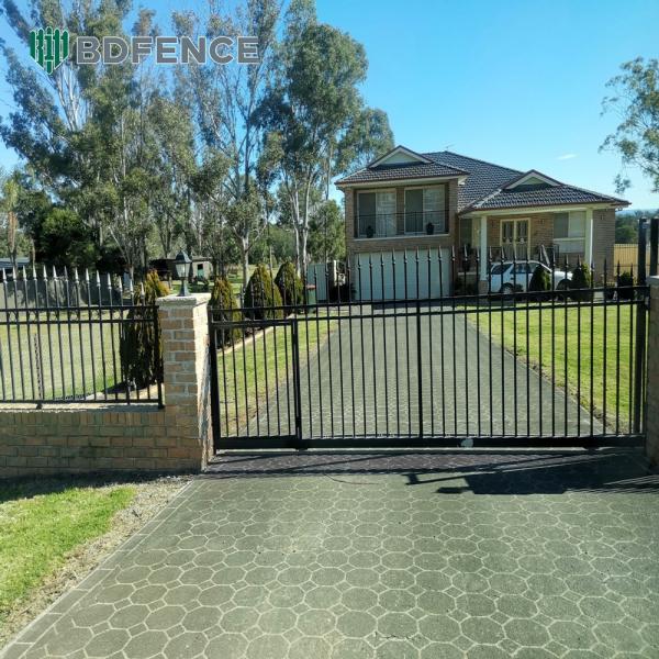 For Garden Tubular Steel Fence Landscaping