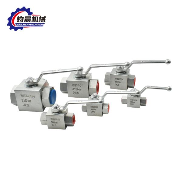 KHB3K High Pressure Hydraulic BALL Valve NPT/SAE/BSP/BSPT Carbon Steel