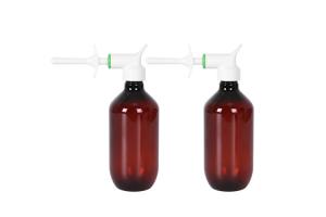 Quality Od 75mm 2.0cc Dosage Amber Medicine Bottle 16oz With Medicine Feeding Pump wholesale