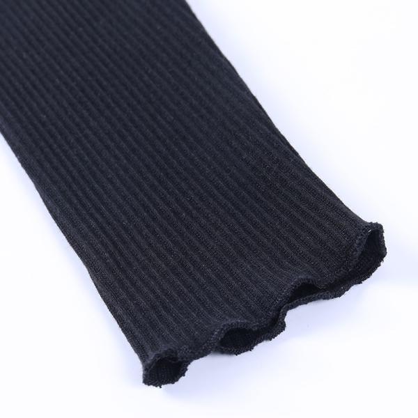 Metal Chain Sexy Women Dresses , Backless Long Sleeve Bodycon Dress