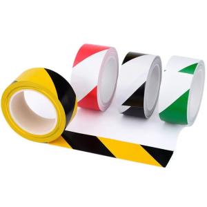 Quality PVC Vinyl Floor Marking Tape Double Color Red White Heavy Duty Floor Tape Safety wholesale