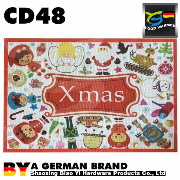 Stylish Table Plate Mat , Woven Vinyl Placemats Easy Storage Eco Friendly For Hotel