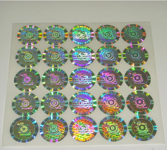 Custom printing peel off laser sticker, wholesale prices label sticker printing, 3D label sticker printing