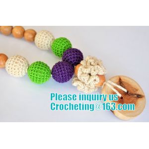 Rainbow nursing necklace, Nursing necklTeething necklace, Breastfeeding Necklace