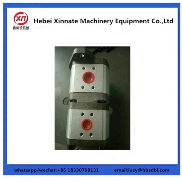 Low Pressure Sany Concrete Pump Parts Single Gear Pump Double Inlet And Double Outlet