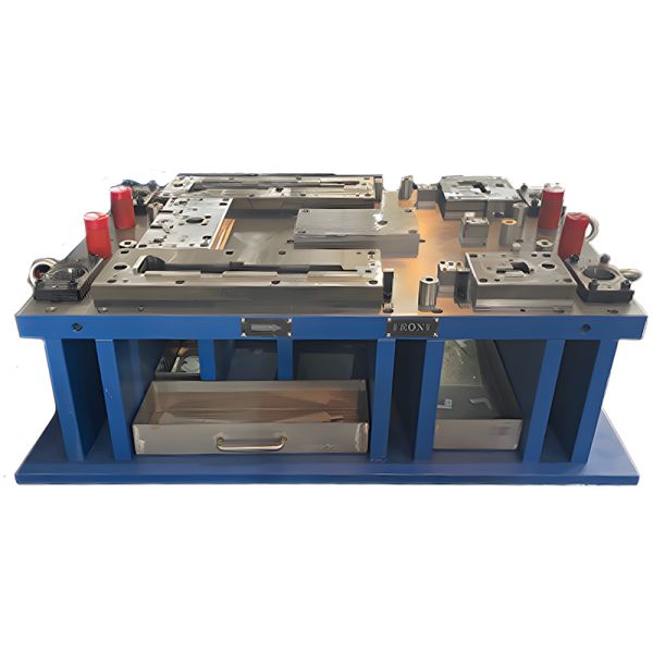 Refrigerator Cabinet Bottom Progressive Die Tooling ±0.003mm Tolerance Custom Stamping Dies