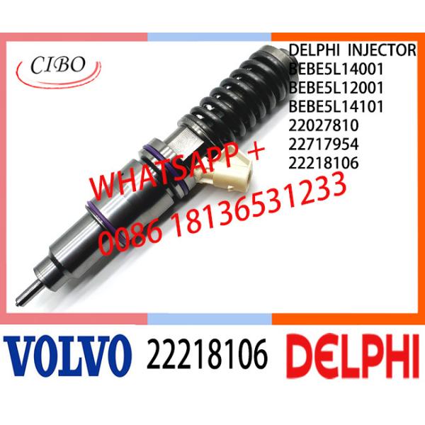 Fuel engine Diesel Injector 22218106 22027810 22717954 BEBE5L14001 BEBE5L12001 BEBE5L14101 E3.5 for VOVLO MD16 US14