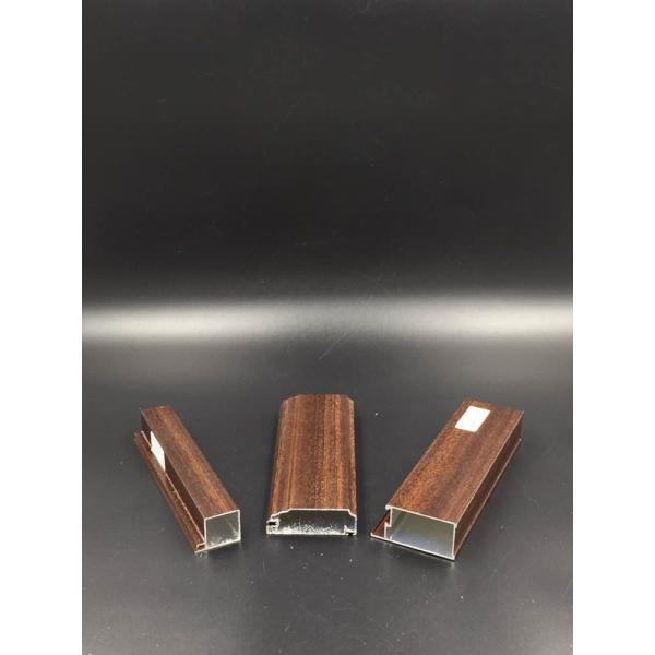 0.4mm Wood Grain Aluminium Profile Heat Insulation For Iraq Malaysia