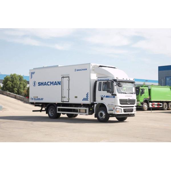 SHACMAN L3000 Van Cargo Truck 4x2 340Hp Lorry Truck 290Hp Euro II White 6 Wheels Cargo Truck