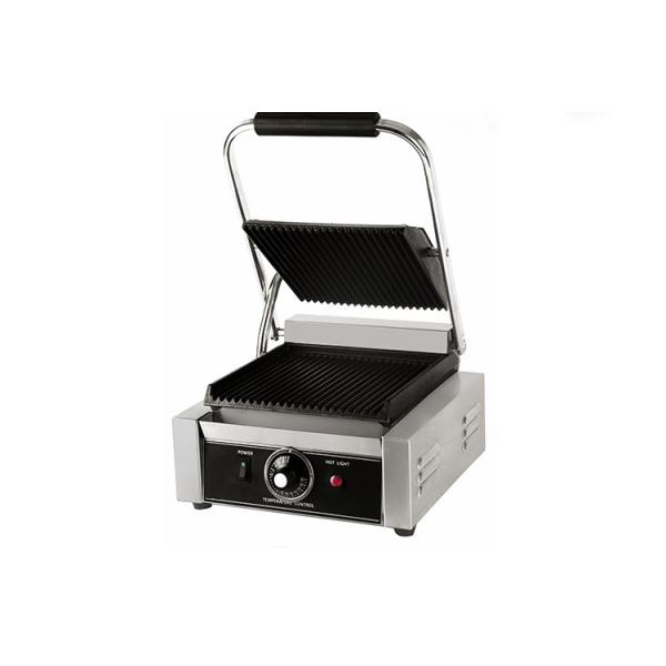 Electric Commercial Panini Sandwich Press Grill Stainless Steel